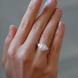 Cushion Cut with Trilliant Cut Side Stones Setting