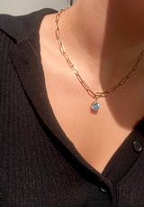 Light Blue Sapphire Pendant | 3ct