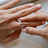 18K Rose Gold & Morganite Ring