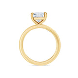 Lab Grown Diamond Solitaire Engagement Ring | Asscher Cut