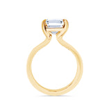 Emerald Cut Solitaire Clutch