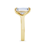 Emerald Cut Solitaire Clutch