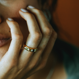 Deltora Diamonds Gypsy Set Diamond Wedding Ring made with sustainable lab diamonds