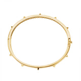 Studded Bangle with Diamonds