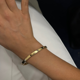 Studded Bangle with Diamonds