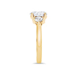 Oval With Round Accents Engagement Ring. Deltora Diamonds Sustainable Lab Diamond Bridal Jewellery Australia.