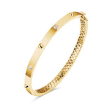 Studded Bangle with Diamonds