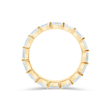 Deltora Diamonds Baguette Diamond Cigar Band made with sustainable lab diamonds.