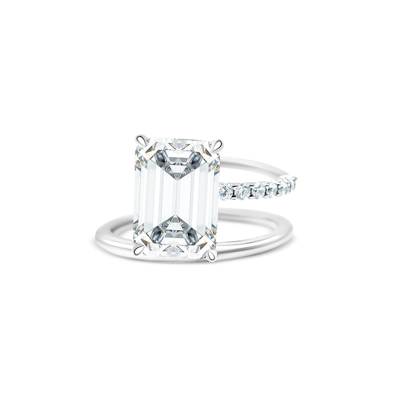 Ring enhancer for hot sale emerald cut diamond