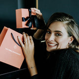 Beaded 9K Gold Hoops