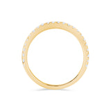 Double Split Band with Lab Grown Diamond Pave