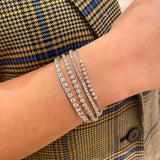 Deltora Diamonds Tennis Bracelet using Sustainable Lab Diamonds.