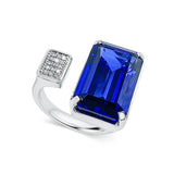 Blue Sapphire and Diamond Ring | "One and Only"
