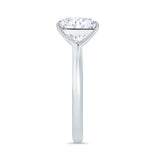 Lab Grown Diamond Solitaire Engagement Ring | Asscher Cut