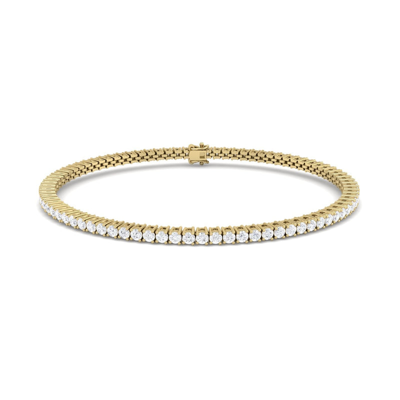 Men's Classic Lab Grown Diamond Tennis Bracelet | 4.4ct