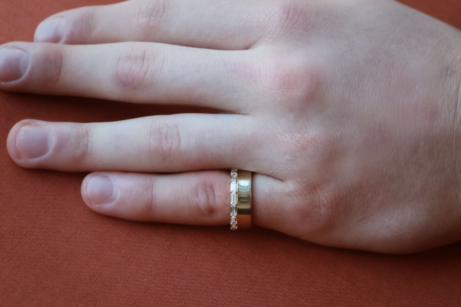 Baguette Diamond Cigar Ring | Jewellery | Deltora Diamonds AU