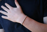 Men's Classic Lab Grown Diamond Tennis Bracelet | 6ct