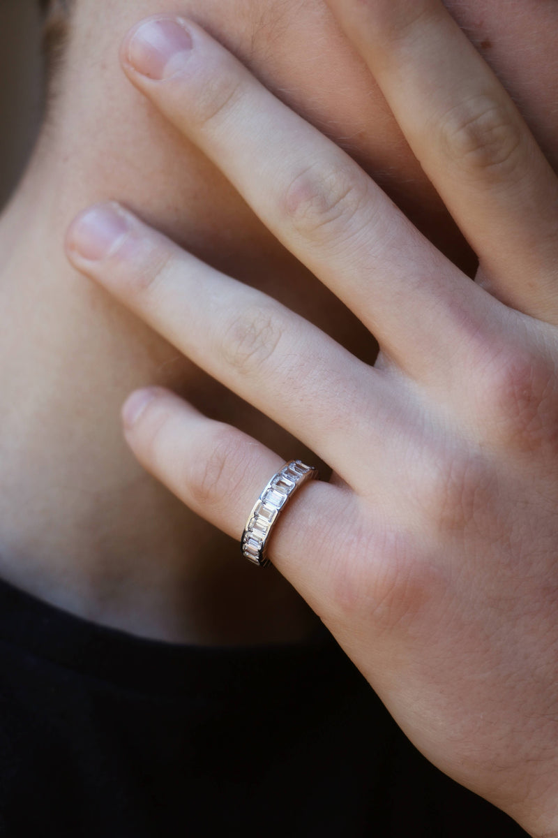 Men's Lab Grown Diamond Ring | Bezel Set