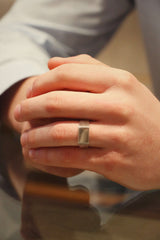 Mens Signet Wedding Ring