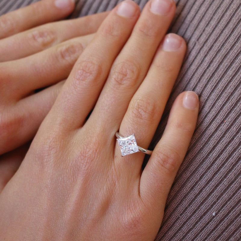 Princess Setting Princess Cut Diamond Ring | Lab Grown | Deltora Diamonds AU