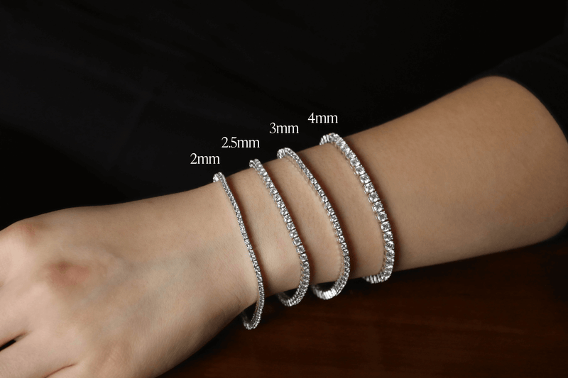 3.5 carat best sale tennis bracelet