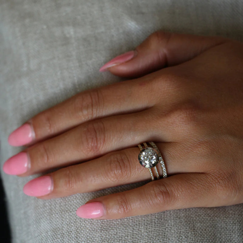 Button back Ring | 'One & Only'