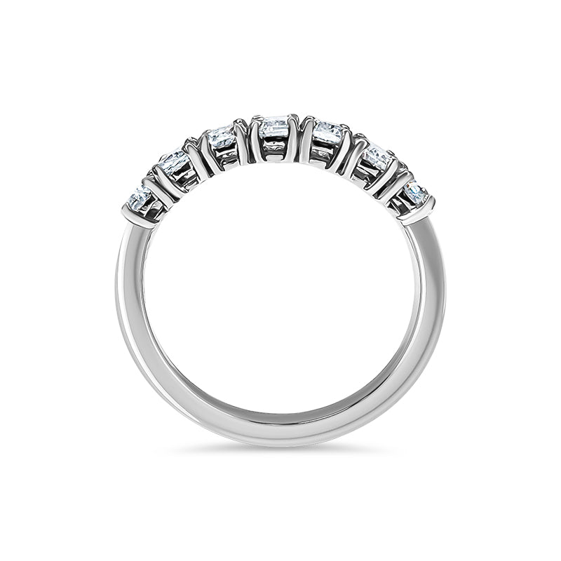 Elongated Cushion Cut Wedding Ring | Eternity Style