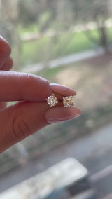 Lab Diamond Stud Earrings | Round