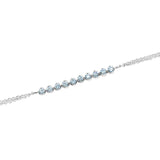 Deltora Diamonds 9k Gold Diamond Tennis Chain Bracelet made with Sustainable Lab Diamonds.