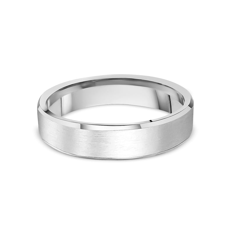 Bevelled Edged Men's Wedding Ring | Rings | Deltora Diamonds AU