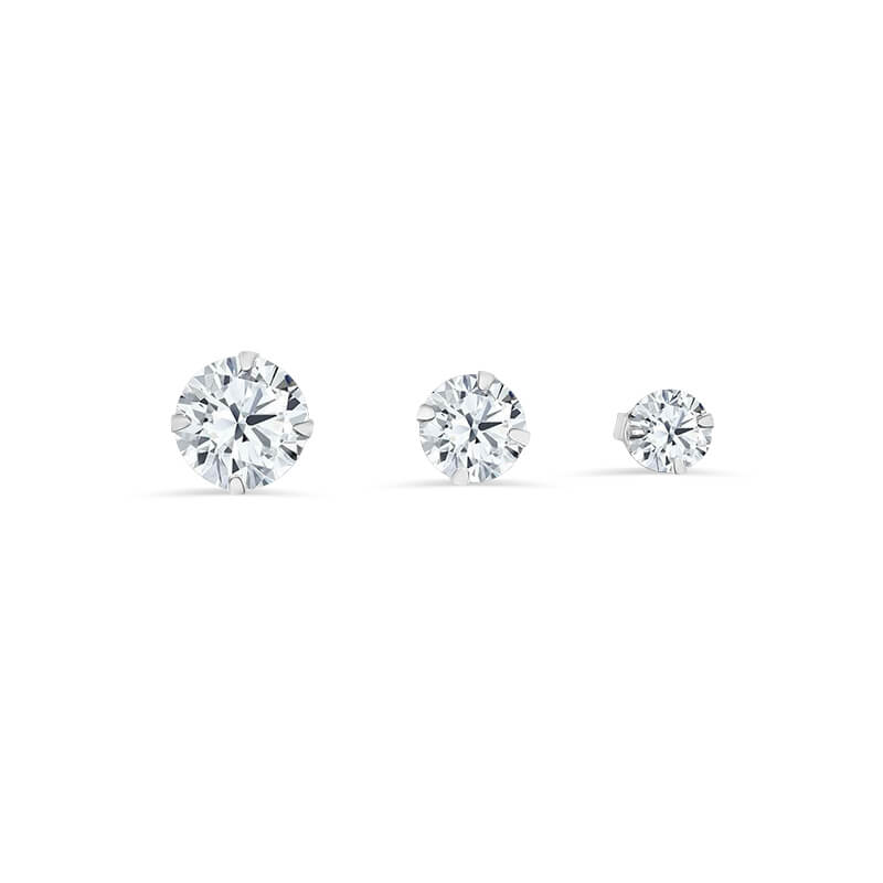 Deltora Diamonds Diamond Stud Earrings made with Sustainable Lad Grown Diamonds.