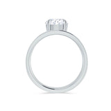 Deltora Diamonds Floating Round Cut Cigar Band Setting made with sustainable lab diamonds.