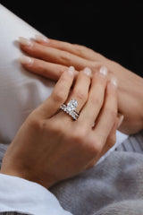 Deltora Diamonds Oval Cut 3x5mm Diamond Wedding Ring made with sustainable lab diamonds.