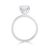 Oval Cut Four Claw Solitaire Setting