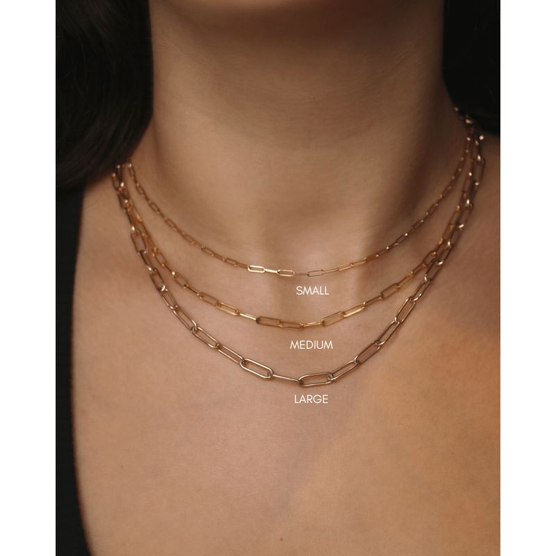 Deltora Diamonds Paperclip necklace comparisons.