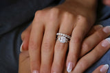 Deltora Diamonds Round Cut Claw Set Diamond Wedding Ring with Sustainable Lab Diamonds.