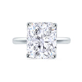 Radiant Cut Solitaire with Sustainable Lab Diamonds.