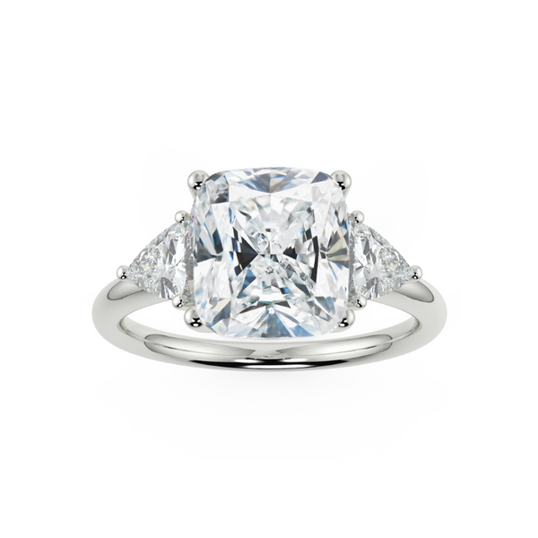 7 carat cushion best sale cut diamond ring